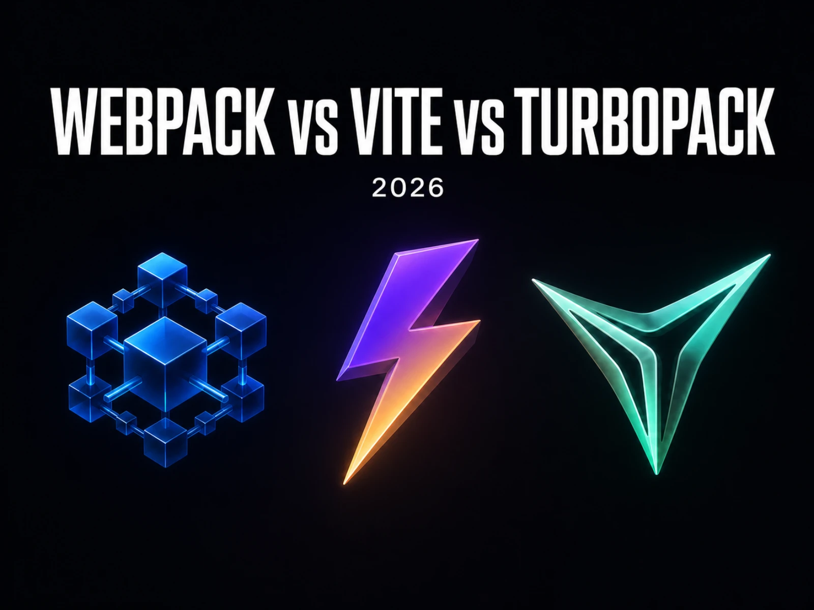 Webpack, Vite, and Turbopack — 2026 build tool comparison